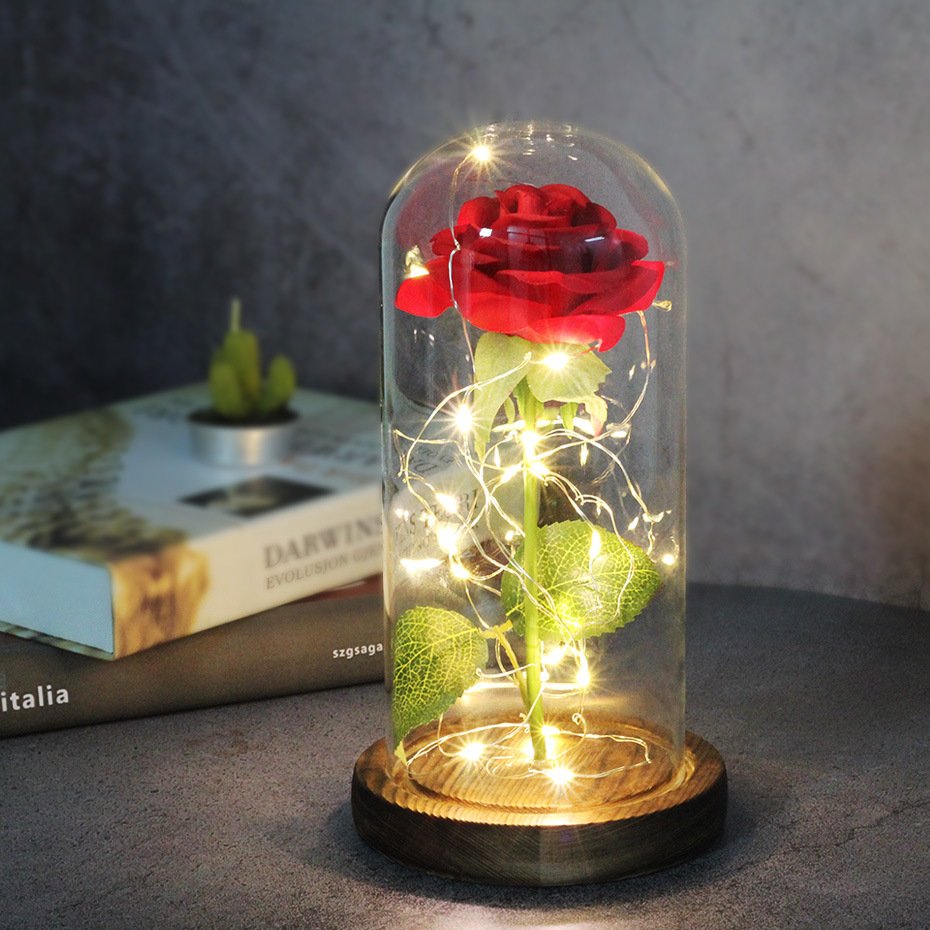 LED-Glasrose